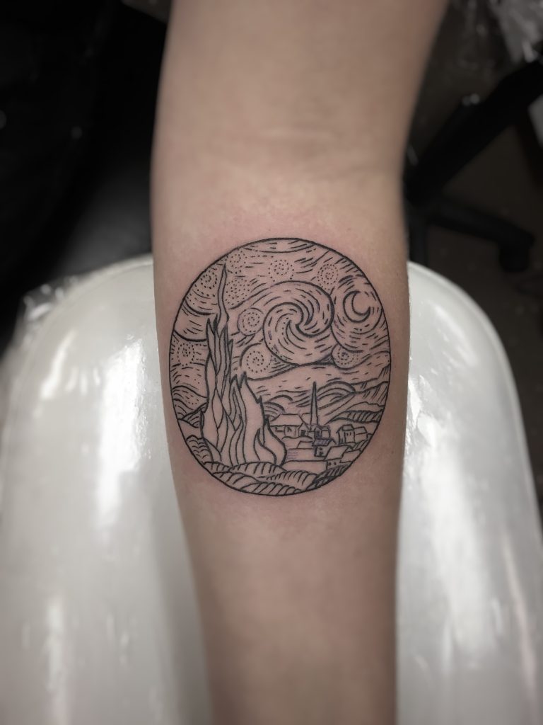 The Mirror of Erised by Nikki Snyder at Folk City Tattoo Suffolk VA   Forearm tattoo men Tattoos Body tattoos